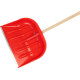 PVC snow shovel 480x380 mm with handle