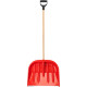 PVC snow shovel 480x380 mm with handle