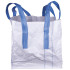 Bag BigBag TOF4, 90x90x120 cm, PP, 4 ears, white, flat bottom bag, max. 1000 kg