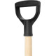 PVC snow shovel 440x350 mm with handle