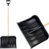 PVC snow shovel 440x350 mm with handle