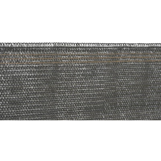 Ēnojuma audums HOBBY.NET, 1x10 m, HDPE, UV, 80 g/m2, 85% pelēks