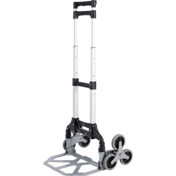 Hand Truck Strend Pro, transport trolley, folding stair climbing, telescopic, max. 80 kg