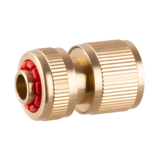 Адаптер с краном GF341, переходник 3/4"-1, коннекторы 1/2", насадка