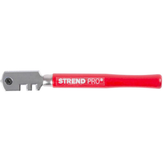 Glass cutter Strend Pro, 130x16.6 mm, wooden handle, manual