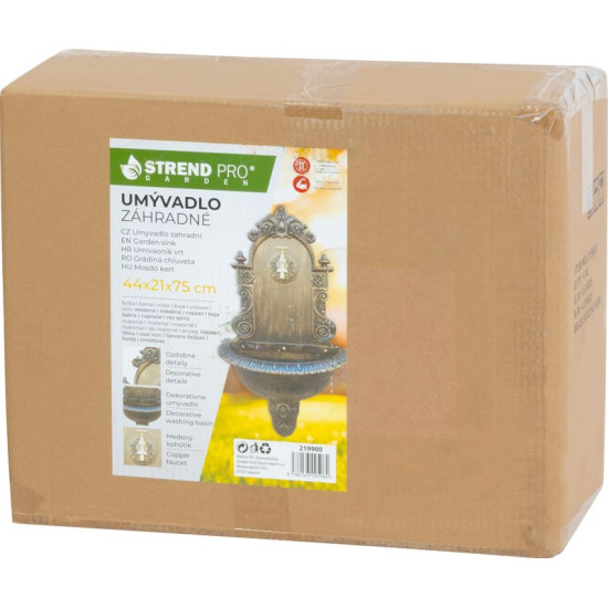 LT-DC018 раковина, садовая, зеленая, 440x210x750 мм