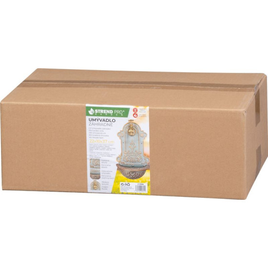 Раковина Strend Pro Garden LT-H20682, садовая, зеленая/медная, 220x100x370 мм