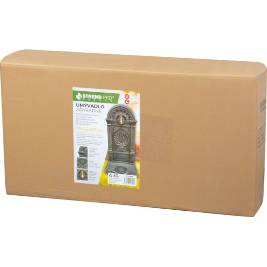 Раковина Strend Pro Garden LT-DC017, садовая, зеленая, 390x320x830 мм