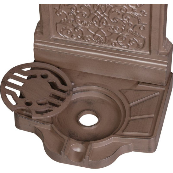 Раковина Strend Pro Garden LT-H20505, садовая, коричневая, 390x330x720 мм