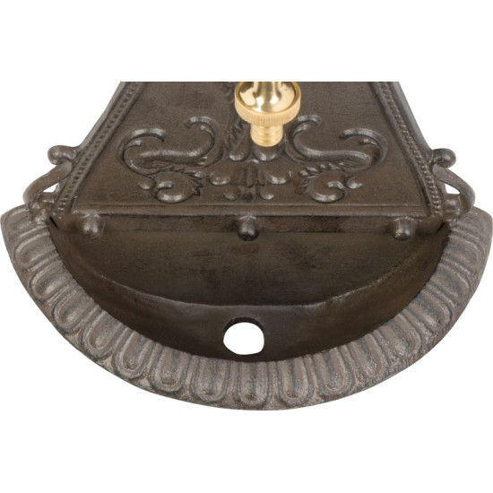 Strend Pro Garden LT-H20680 Раковина, садовая, коричневая, 250x115x415 мм