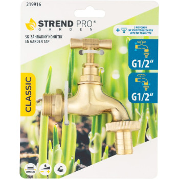Strend Pro jaucējkrāns, Gardens izlietnei, misiņš, 1/2"