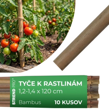 Опора для растений Gаrden KBT 1200/12-14 мм, 10 шт, бамбуковая,  растений