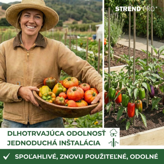 Опора Garden KBT 1800/14-16 мм, 10 шт, бамбук, для поддержки растений