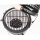 Grils BBQ Kamado Egg 13", diametrs 27 cm, 35x40,5x55 cm, grila augstums 34,5 cm, melns