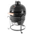 Grils BBQ Kamado Egg 13", diametrs 27 cm, 35x40,5x55 cm, grila augstums 34,5 cm, melns