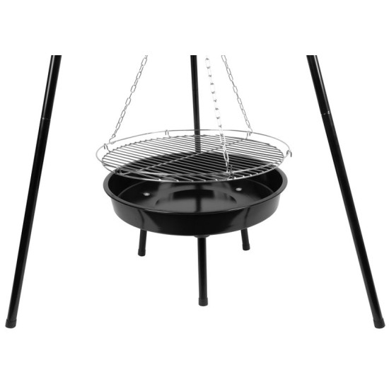 Grils BBQ Bavarian, regulējams grila augstums 32-66/150 cm