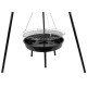 Grils BBQ Bavarian, regulējams grila augstums 32-66/150 cm