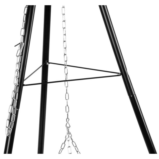 Grils BBQ Bavarian, regulējams grila augstums 32-66/150 cm