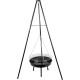 Grils BBQ Bavarian, regulējams grila augstums 32-66/150 cm