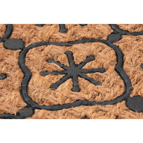 Doormat MagicHome RBP 102, in front of the door, Church, 40x60 cm, rubber/panama