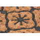 Doormat MagicHome RBP 102, in front of the door, Church, 40x60 cm, rubber/panama