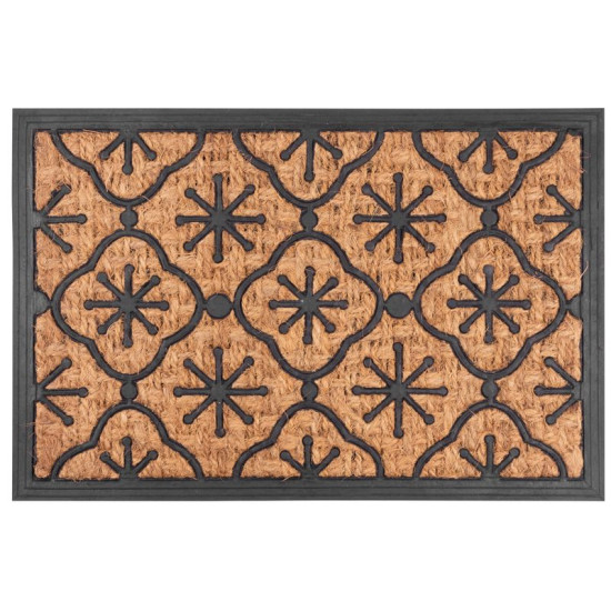 Doormat MagicHome RBP 102, in front of the door, Church, 40x60 cm, rubber/panama