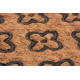 MagicHome RBP 196 mat, in front of the door, Flowers, 45x75 cm, rubber/panama