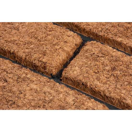 MagicHome RBC 124 mat, in front of the door, Brickwall, 45x75 cm, rubber/coconut