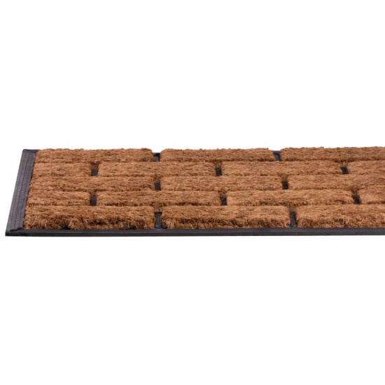 MagicHome RBC 124 mat, in front of the door, Brickwall, 45x75 cm, rubber/coconut