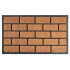 MagicHome RBC 124 mat, in front of the door, Brickwall, 45x75 cm, rubber/coconut