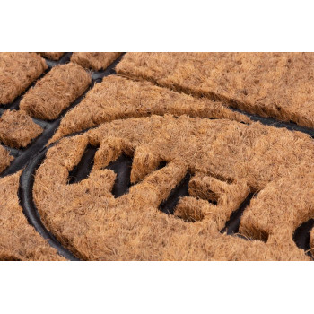 MagicHome RBC 196 mat, in front of the door, Welcome, 45x75 cm, rubber/coconut