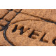 MagicHome RBC 196 mat, in front of the door, Welcome, 45x75 cm, rubber/coconut