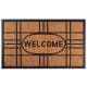 MagicHome RBC 196 mat, in front of the door, Welcome, 45x75 cm, rubber/coconut