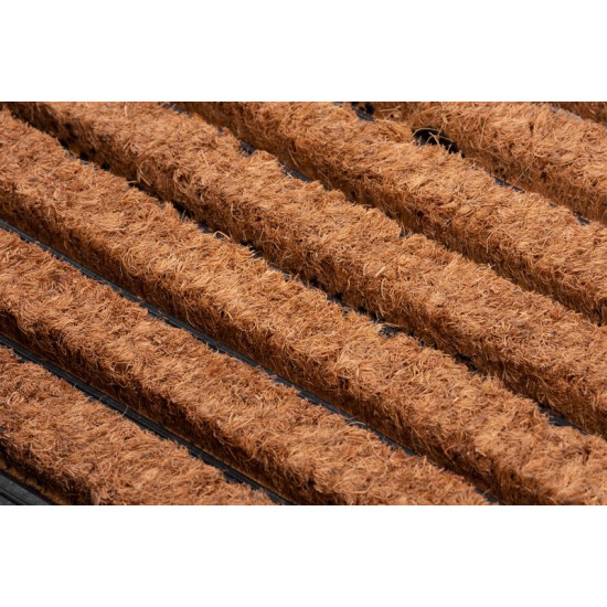 MagicHome RBC 129 mat, in front of the door, Lines, 40x60 cm, rubber/coconut