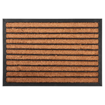 MagicHome RBC 129 mat, in front of the door, Lines, 40x60 cm, rubber/coconut