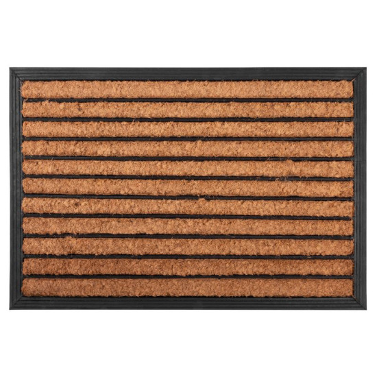 MagicHome RBC 129 mat, in front of the door, Lines, 40x60 cm, rubber/coconut