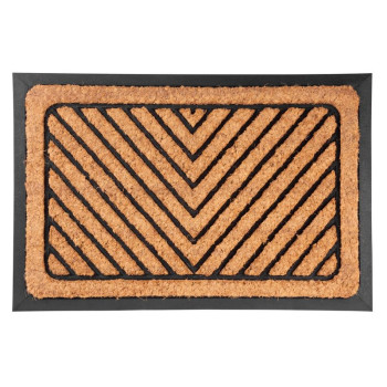 MagicHome RBC 130 mat, in front of the door, Arrows, 40x60 cm, rubber/coconut