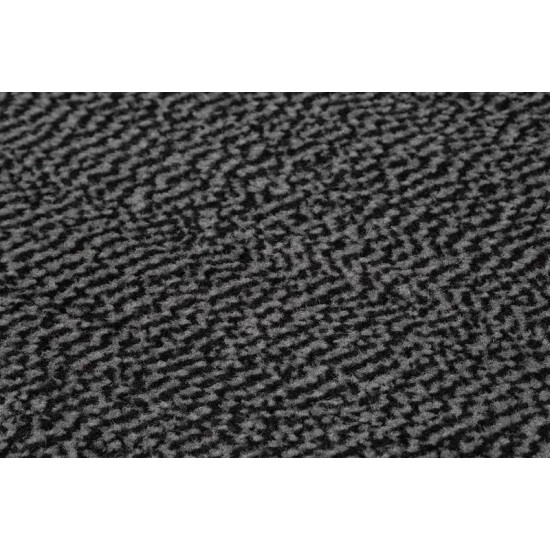 Коврик MagicHome CPM 304 перед дверью, 40х60 см, черный/серый