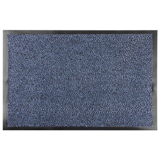 Коврик MagicHome CPM 305 перед дверью, 40x60 см, черный/синий