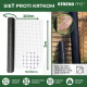Siets kurmja 12x12mm, H -2m, L -200m