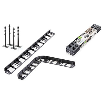 Бордюр Garden 1045, 8 м, черный, 28х