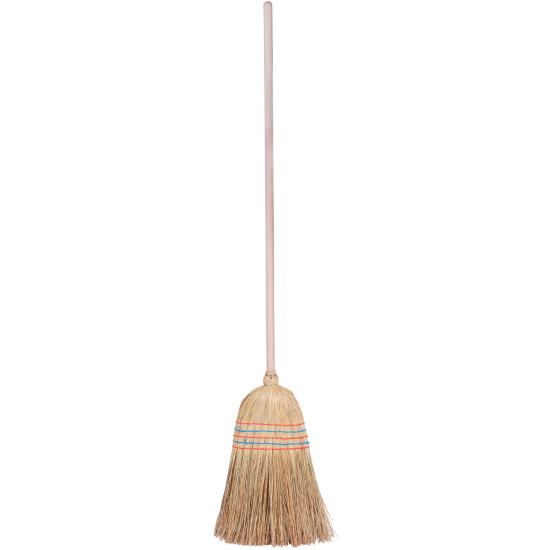 MagicHome broom, sorghum, large, 5x sewn, 31x48x95 cm