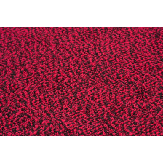 MagicHome mat, in front of the door, 60x90 cm, black/red