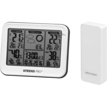 Метеостанция TMW08, цифровая, беспроводная с датчиком, 130x25x100 мм