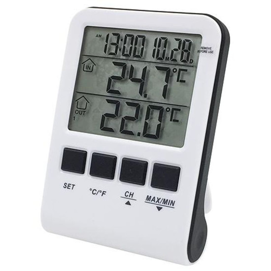 Weather station TMW15 mini, 10x7x2 cm, wireless with sensor