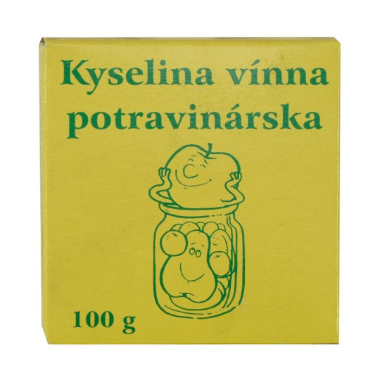Vīnskābe, pārtikas kvalitātes, 100 g
