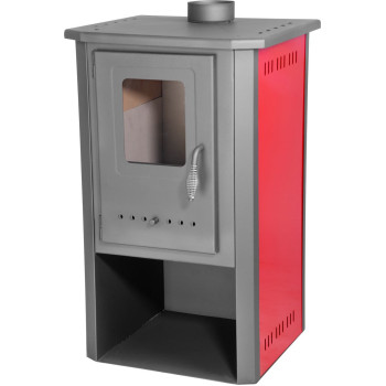 Plīts Thalia Pella, sarkana, 5,4 kW, 120 cm