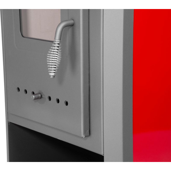 Plīts Thalia Pella, sarkana, 5,4 kW, 120 cm Plīts Thalia Pella, sarkana, 5,4 kW, 120 cm