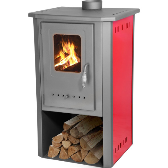 Plīts Thalia Pella, sarkana, 5,4 kW, 120 cm Plīts Thalia Pella, sarkana, 5,4 kW, 120 cm