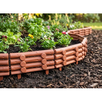 Dārza žogs GF067, 44x31 cm, plastmasa, terakota Dārza žogs GF067, 44x31 cm, plastmasa, terakota